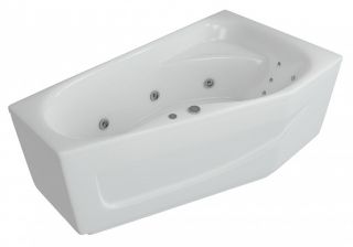 Акриловая ванна АКВАТЕК Медея 170x95 см правая без гидромассажа